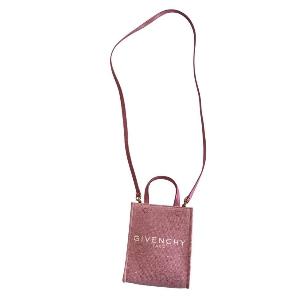 ✨Authentic Givenchy Mini Canvas Tote in Pink✨ - Picture 2 of 16